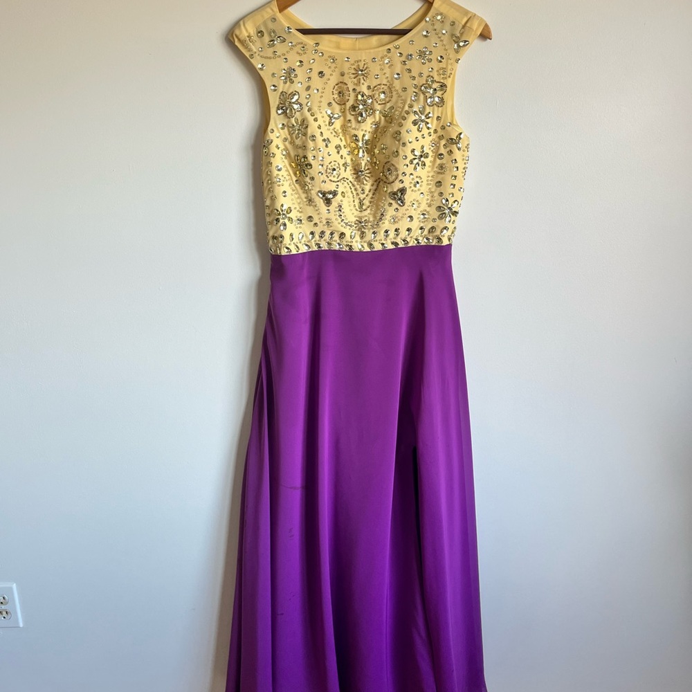 Beaded Embroidered floor length Evening Gown